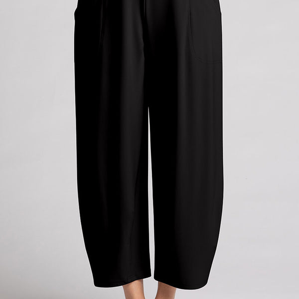 Narrow Lantern Pant | Black