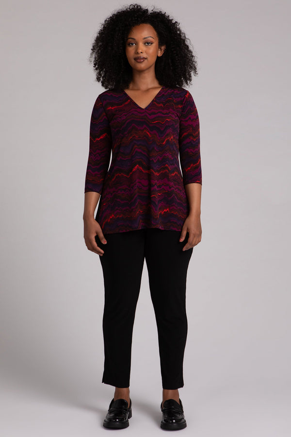 Nu Ideal V-Neck Tunic | Agate