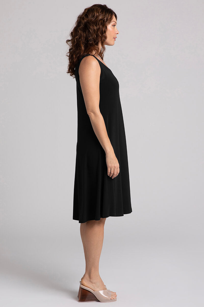 Black tank dress short online