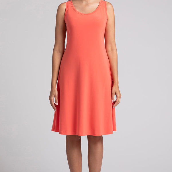 Coral tank dress store