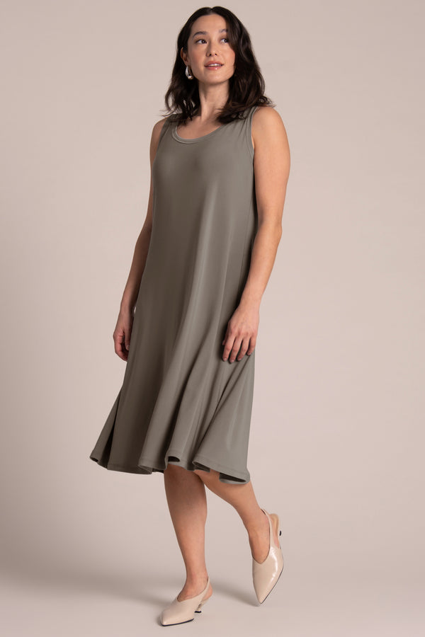 Nu Tank Dress Short | Taupe