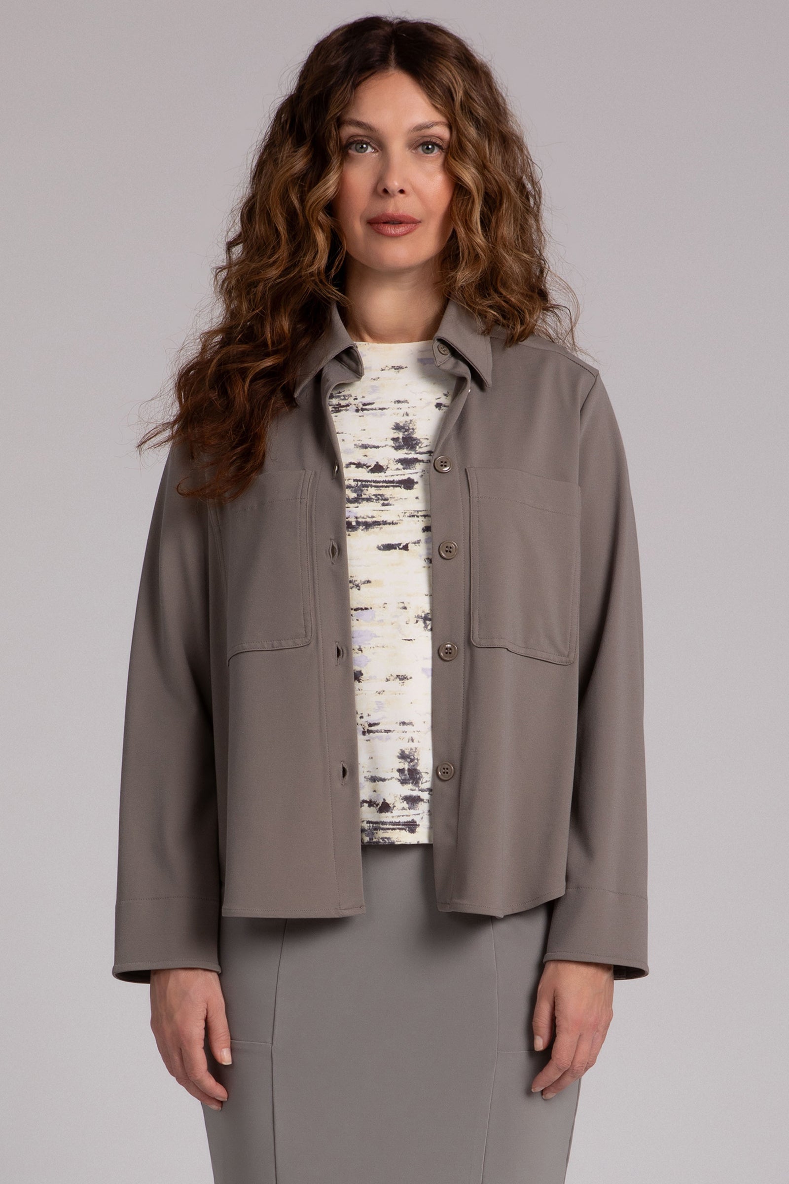 Taupe Shacket Taupe Shacket