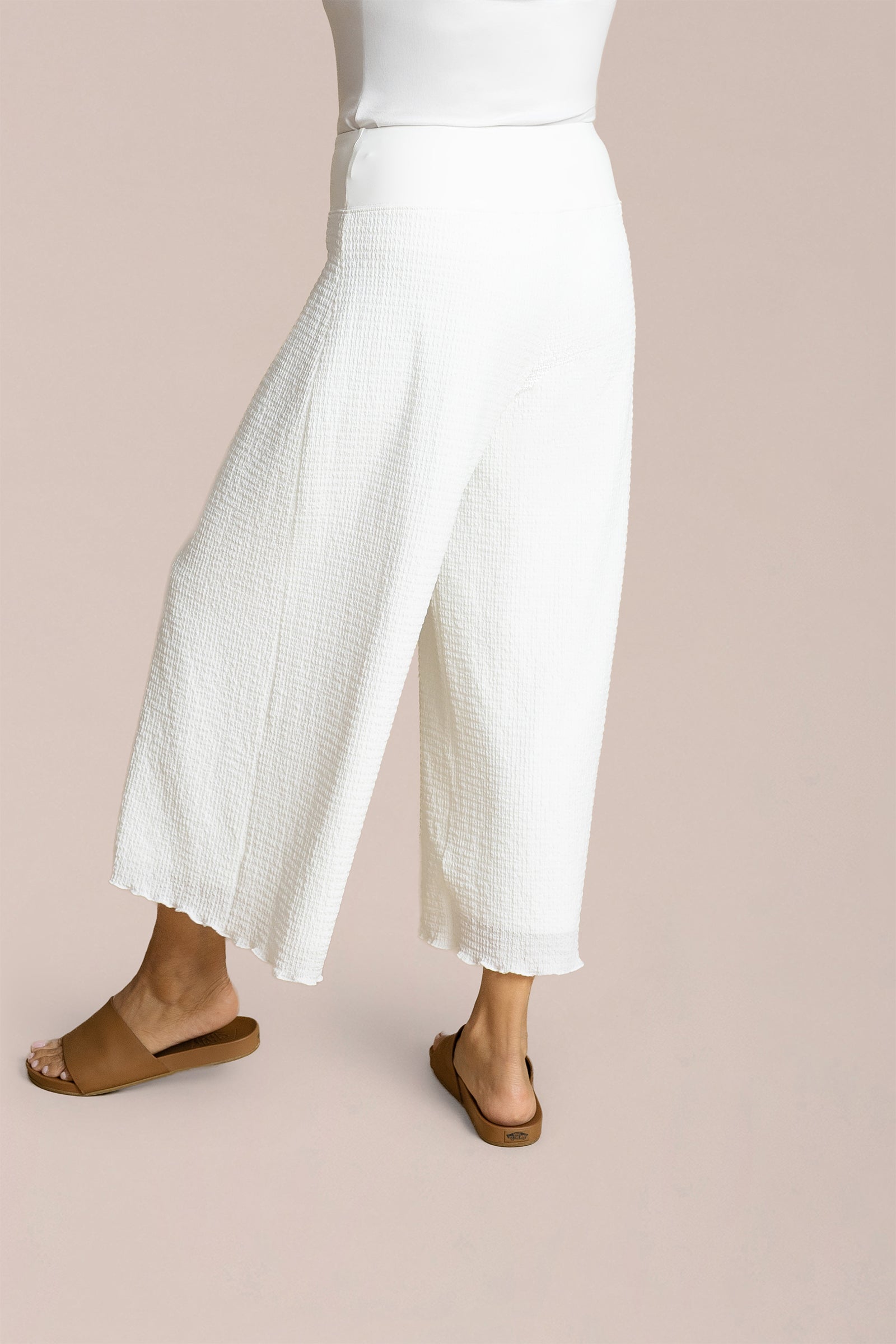 Pop Wide Capri, Lined