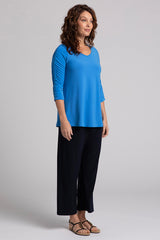 Revelry Top with Rusched Sleeve