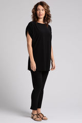 Revelry Tunic with Ruched Shoulder