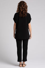 Revelry Tunic with Ruched Shoulder