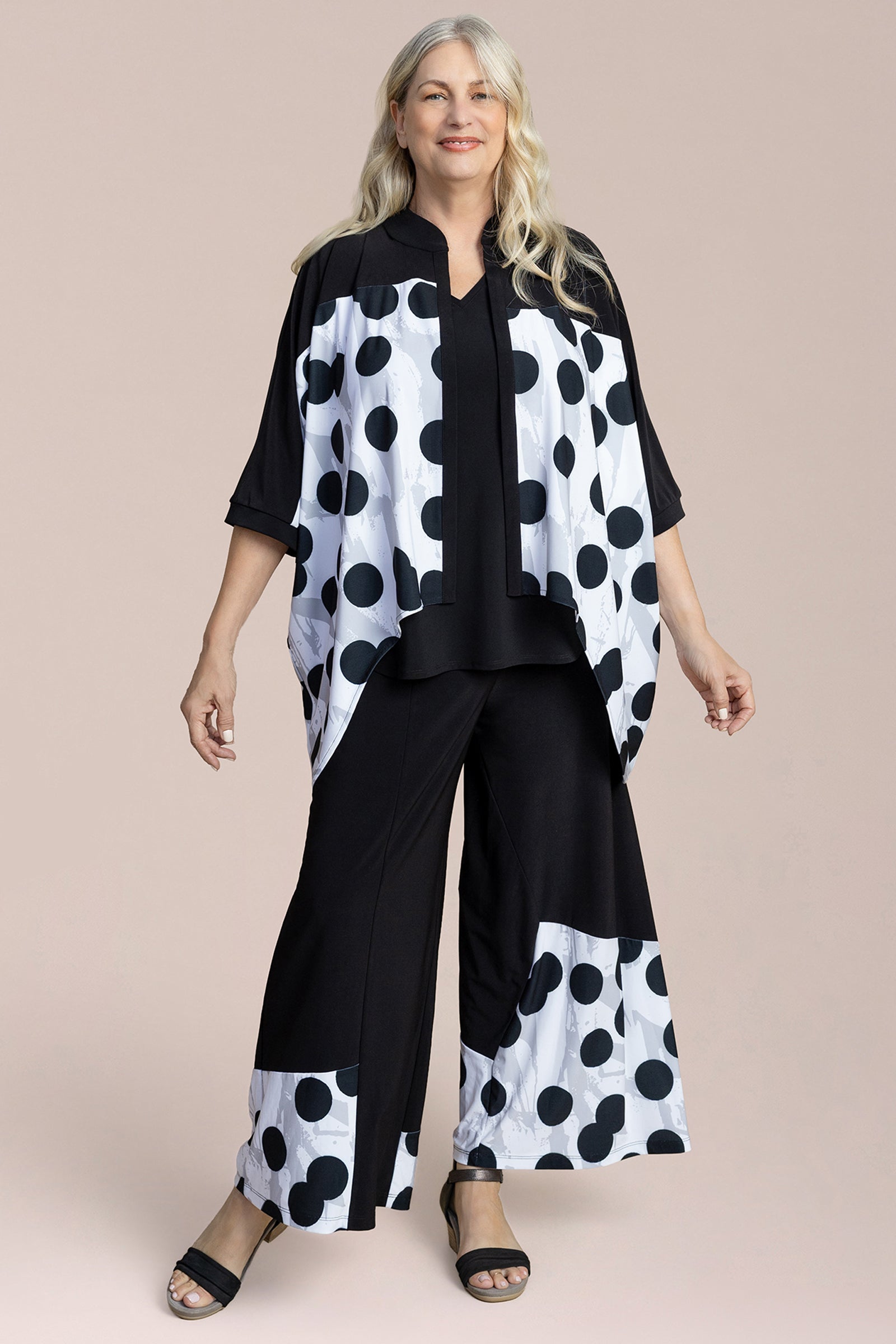 Serena Shirt, Blocked Print