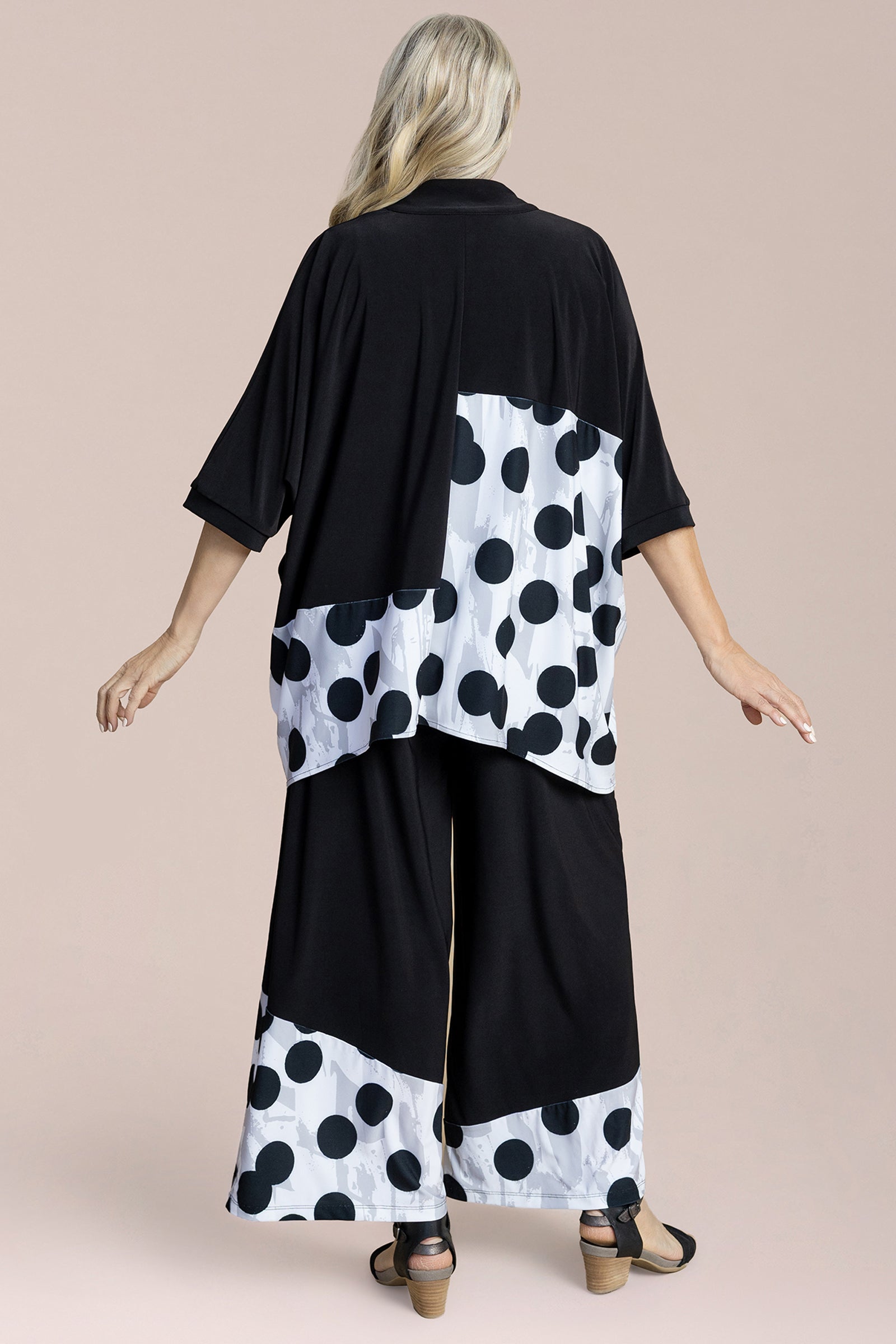 Serena Shirt, Blocked Print