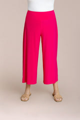 Side Slit Wide Capri