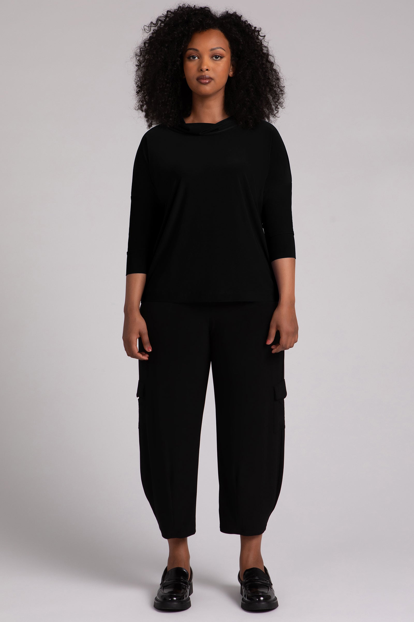 Slouch Sweatshirt Black 2