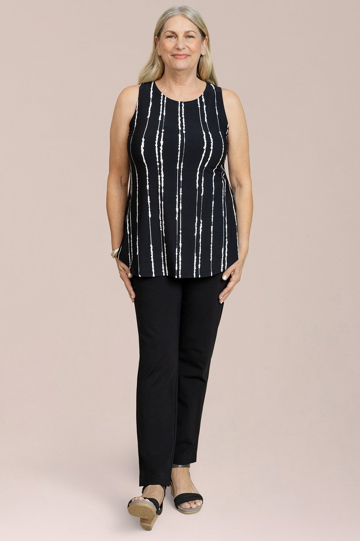 Slvless Go To Classic T Relax, Print