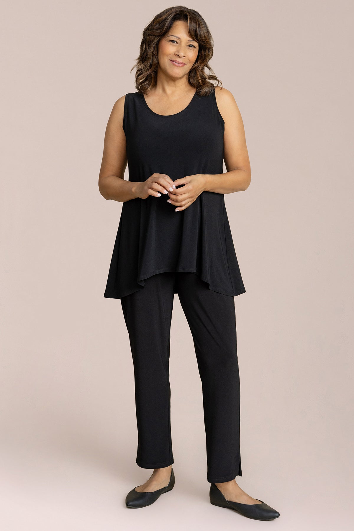 Slvless Go To Low Neck T Relax