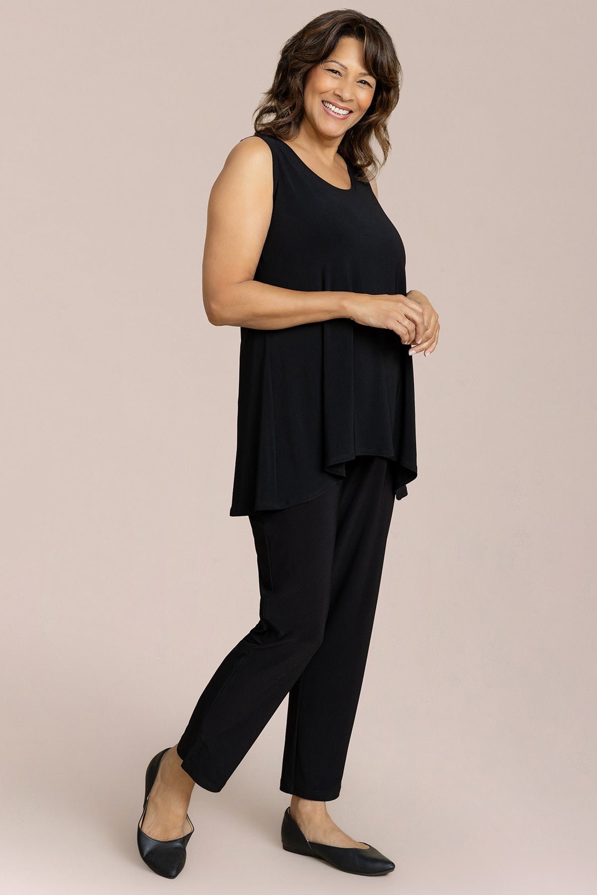 Slvless Go To Low Neck T Relax