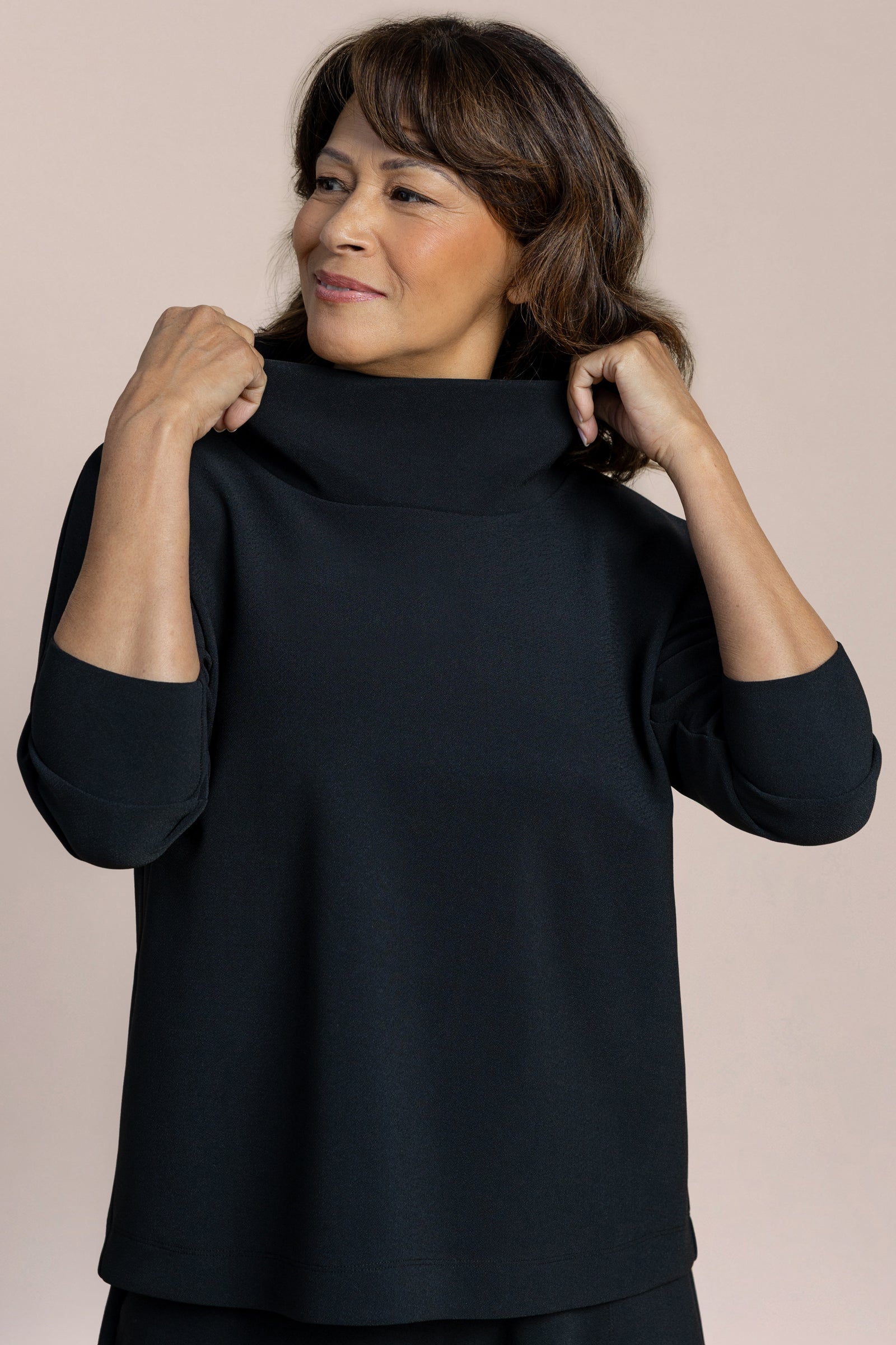 Soffio Crepe Slouch Sweatshirt