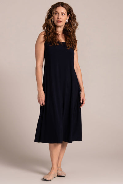 Square Neck Fit and Flare Dress