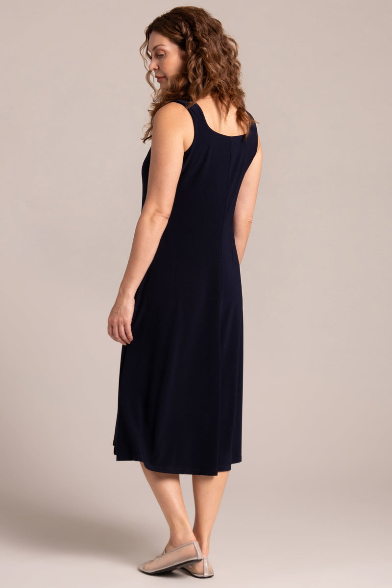 Square Neck Fit and Flare Dress