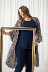 Whisper Kabuki Sleeve Cardigan Plus