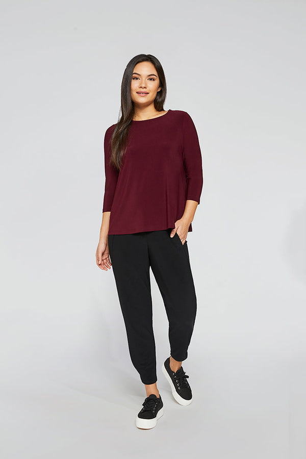 Trapeze Top | Pomegranate