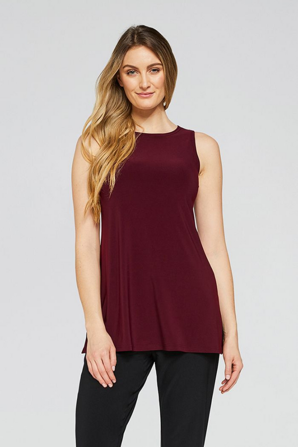 Sleeveless Nu Ideal Tunic | Pomegranate