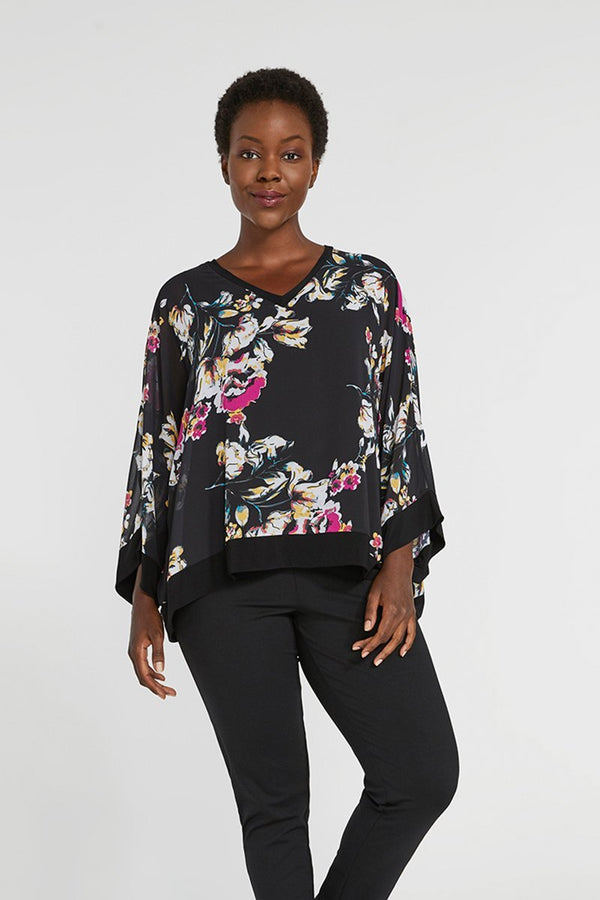 Black-Floral