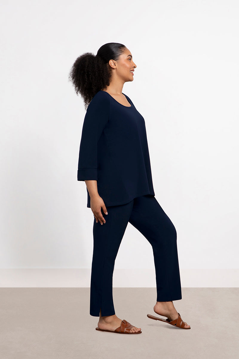 SYMPLI - STRIPE ANGLE SEAM RAGLAN TOP – Suttles & Seawinds