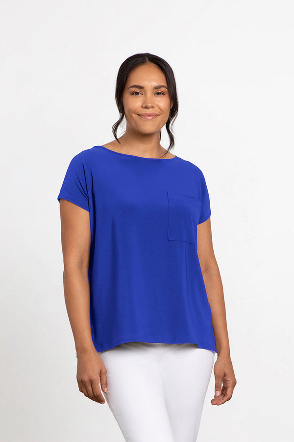 Dolman Pocket Top | Lapis