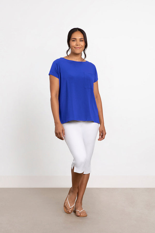 Dolman Pocket Top | Lapis