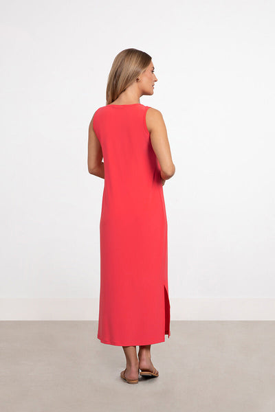 Go To Sleeveless Slit Dress