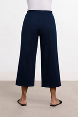 Lux Ponte Nu Wide Leg Crop