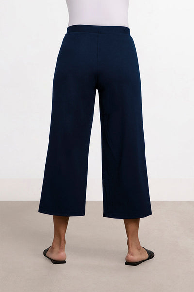Lux Ponte Nu Wide Leg Crop
