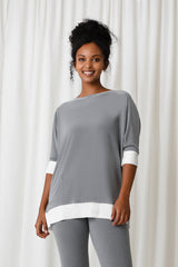 Melange Silver/Wht
