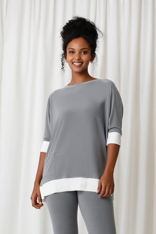 Melange Silver/Wht