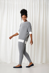 Melange Silver/Wht